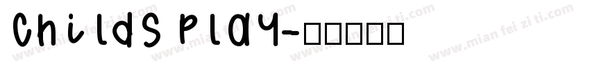 Childs Play字体转换